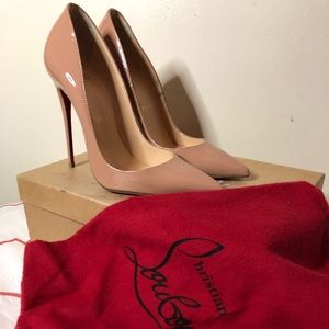 Nude Christian Louboutin stilettos